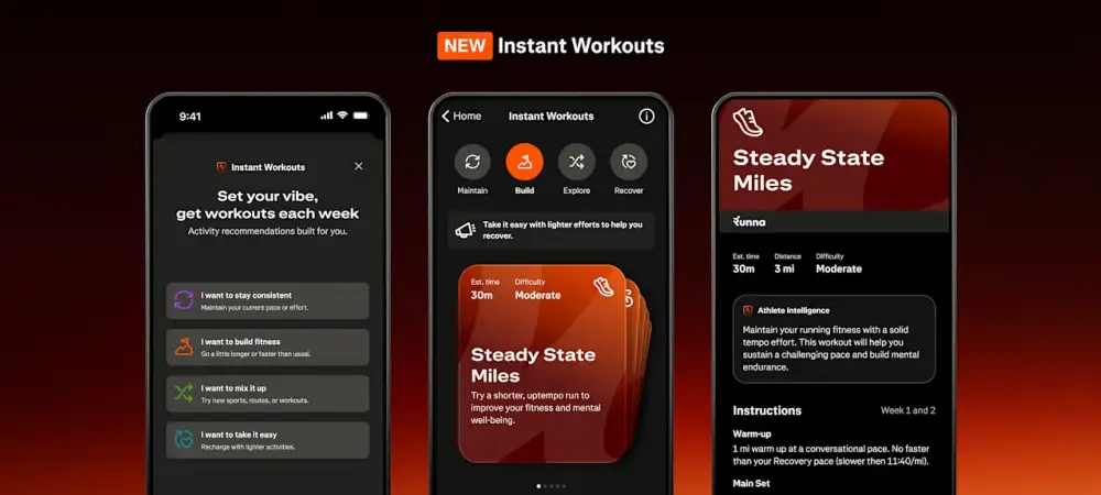 Sugestie treningowe Strava